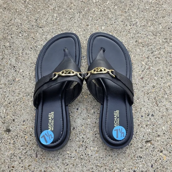 Michael Kors Black Sandals for Women Size 7.5