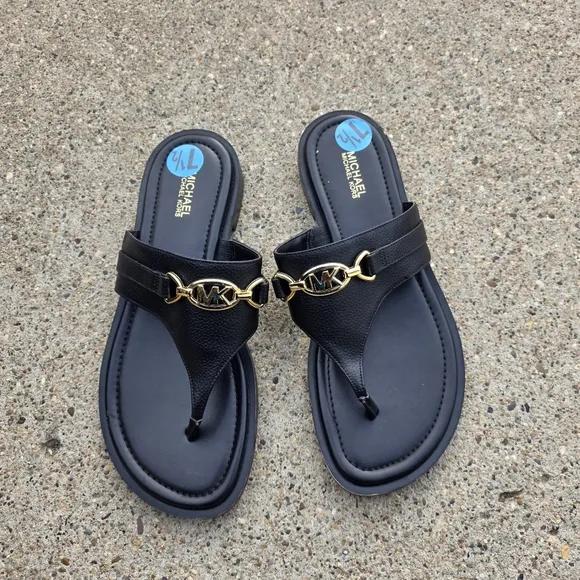 Michael Kors Black Sandals for Women Size 7.5