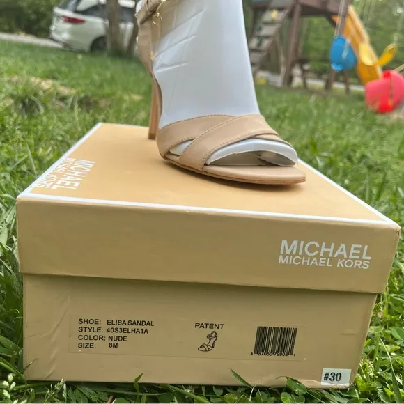 Michael Kors Tan Sandals Smooth Finish