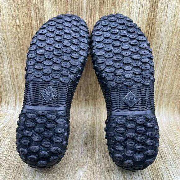 Muck Boots Muckster II Men's Size 9‎ Slip On Black Casual Shoes Low Top