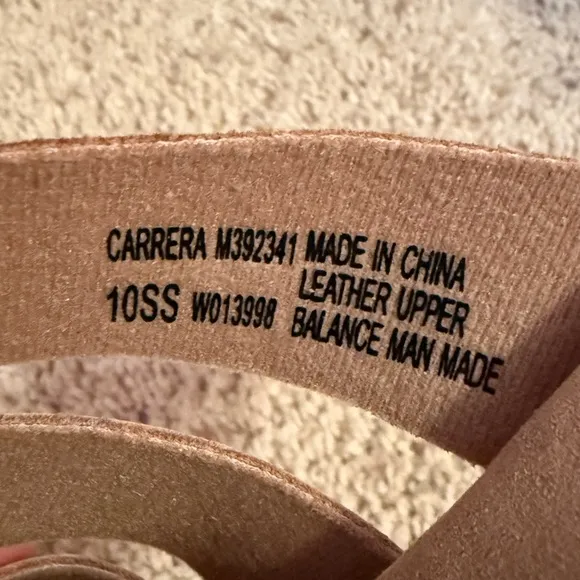 Munro Carrera Sandal. Tan Calf Leather. Size 10SS. NWOT.