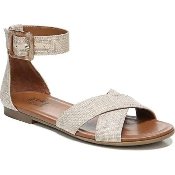 Naturalizer Women Sausalito Natural Strappy Sandals