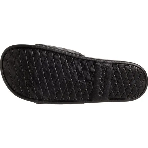 NEW adidas Adilette Comfort Slide Sandals Core Black For Women 252