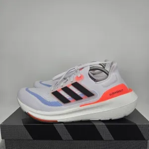 New adidas Ultra Boost Light HQ6351 White Black Solar Red Men’s Shoes Size 12
