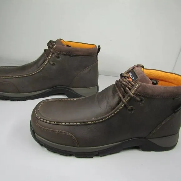 NEW ARIAT Mens Edge LTE Moc Boot Waterproof Composite Toe  Brown Size 12D