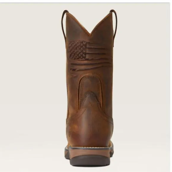 NEW ARIAT women's anthem patriot waterproof western boots - medium/wide in distr