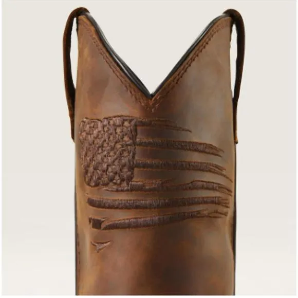NEW ARIAT women's anthem patriot waterproof western boots - medium/wide in distr