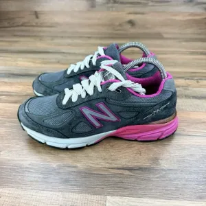 New Balance 990v4 Made In The US Womens Running Shoes Gray/Pink Size 7 W990GP4