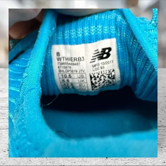 New Balance Fresh Foam Hierro WTHIERB3 Running Sneakers Shoes Womens Size 10.5 B