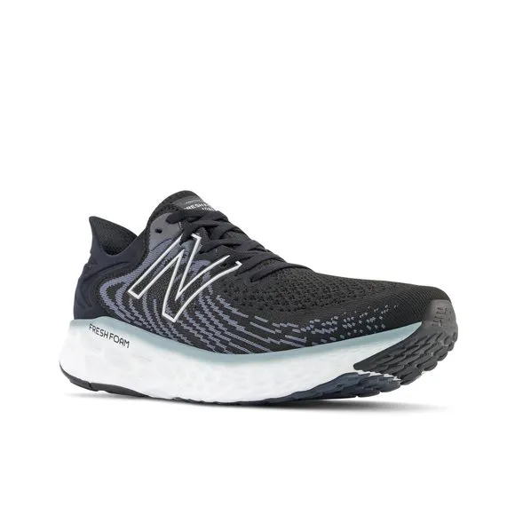 New Balance Men's Black and White Running Shoes