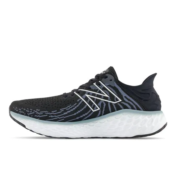 New Balance Men's Black and White Running Shoes