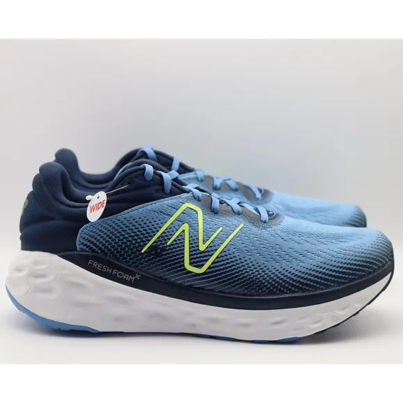 New Balance Mens Fresh Foam 840v1 Running Shoes 13 WIDE EE Blue Athletic NIB