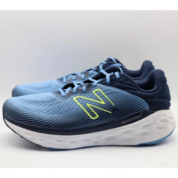 New Balance Mens Fresh Foam 840v1 Running Shoes 13 WIDE EE Blue Athletic NIB