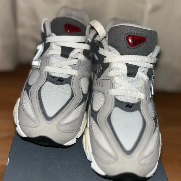 New Balance White and Gray Athletic Shoes