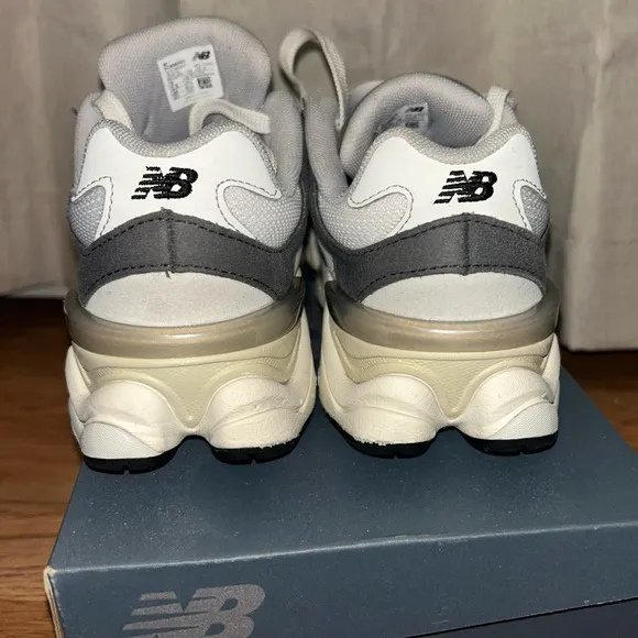 New Balance White and Gray Athletic Shoes
