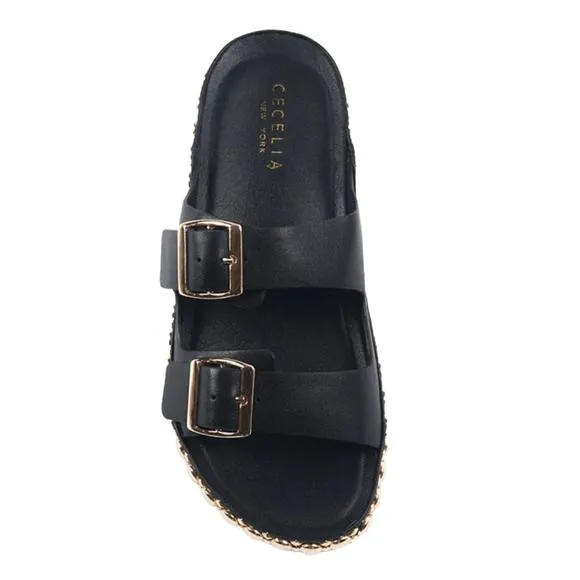 NEW CECELIA NEW YORK women's emma sandals in black