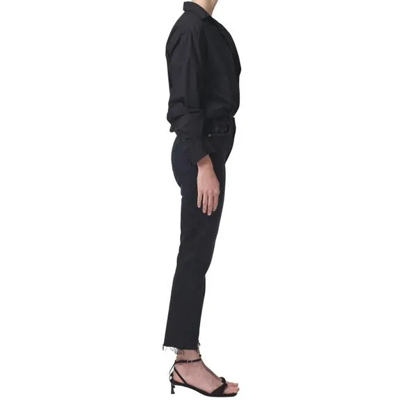 NEW CITIZENS OF HUMANITY daphne crop jeans in peppercorn