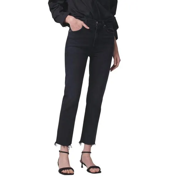 NEW CITIZENS OF HUMANITY daphne crop jeans in peppercorn
