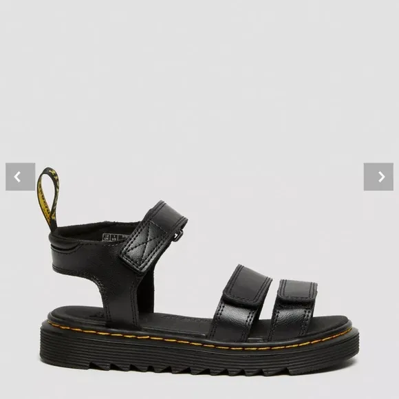 New- Dr martens Kids Black Sandals