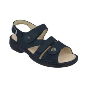 NEW FINN COMFORT women's gomera sandals in marine/buggy