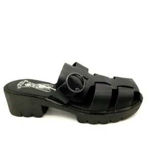 NEW Fly London Fisherman Cage Sandals Womens 10 10.5 Comfort Whimsygoth Grunge