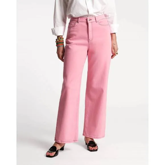 NEW FRANCES VALENTINE ace jean stretch denim in pink
