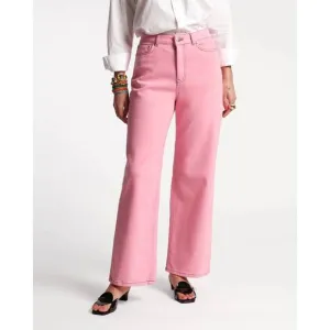 NEW FRANCES VALENTINE ace jean stretch denim in pink