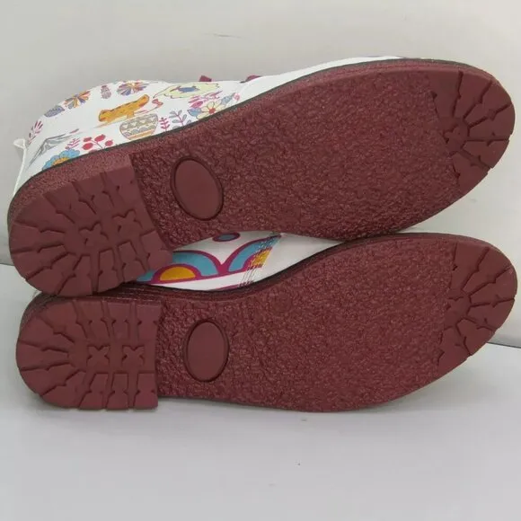 NEW GOBY My Love Ankle Boots Lace-Up Memory Foam Comfort Lightweight Size 6.5