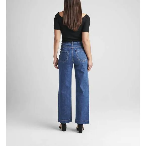NEW JAG sophia high rise wide leg jean in berkeley