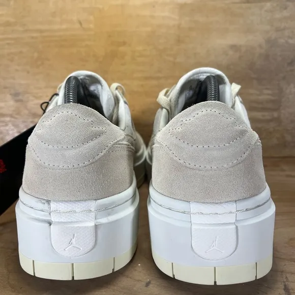 NEW Jordan 1 Elevate SUEDE Low Womens Sz 12 Shoes Sneakers Coconut Milk Sail