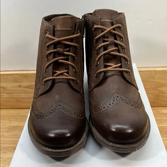 NEW Josef Seibel 37, 6-6.5 Brown Leather Women's Boots