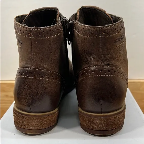 NEW Josef Seibel 37, 6-6.5 Brown Leather Women's Boots