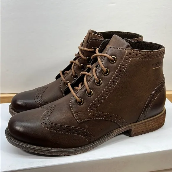 NEW Josef Seibel 37, 6-6.5 Brown Leather Women's Boots