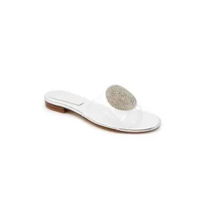 NEW KOKO   PALENKI dina rhinestone sandal in clear