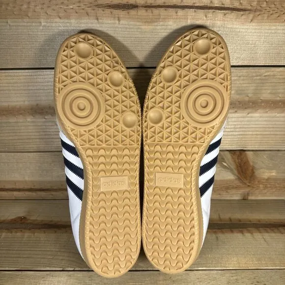 NEW Mens Size 13 - Adidas Samba OG “White Night Indigo Gum” Low Top Shoes IF3814