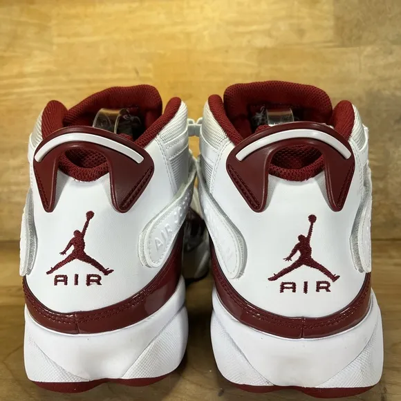 NEW Nike Air Jordan 6 Rings Mens Sz 13 Shoes Sneakers White Team Red 322992 165