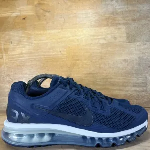 NEW Nike Air Max 2013 Womens Size 10 Shoes Sneakers College Navy Dark Obsidian