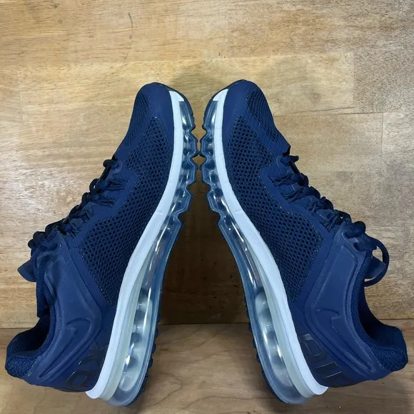 NEW Nike Air Max 2013 Womens Size 10 Shoes Sneakers College Navy Dark Obsidian