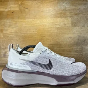 NEW Nike ZoomX Invincible Run Flyknit 3 Womens Sz 10 Running Shoes Burgundy Gray