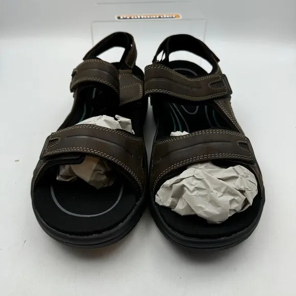 NEW OrthoFeet Men's US Size 12 Sandals Gemini Brown