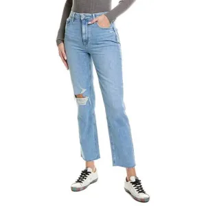 NEW PAIGE stella straight jean in gnarly destructed