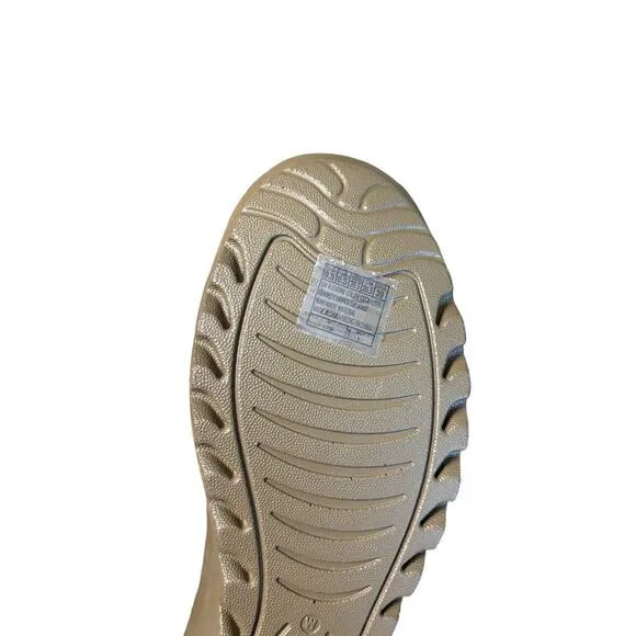 New Skechers Suede Slingback Wedges Sandals Women's Size 10 W Stylin Blush
