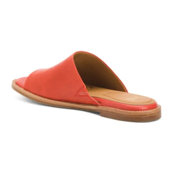 NEW SOFFT Leather Noble Comfort Slide Sandals for women  255 3T7