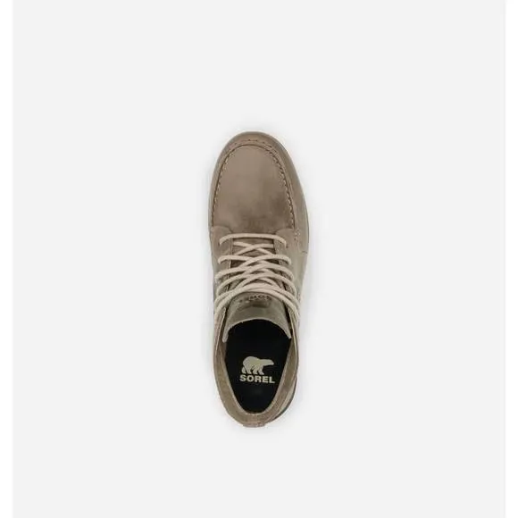 NEW SOREL men's kezar moc waterproof boots in khaki ii