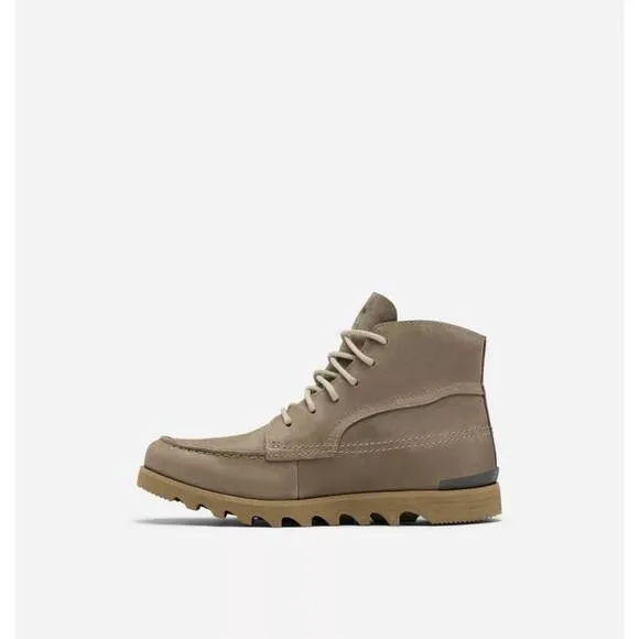 NEW SOREL men's kezar moc waterproof boots in khaki ii