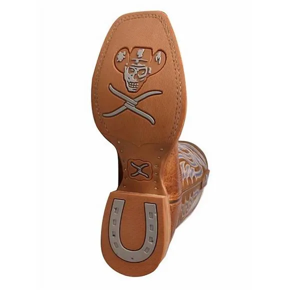 NEW TWISTED X men's rancher rubber sole boot in peanut