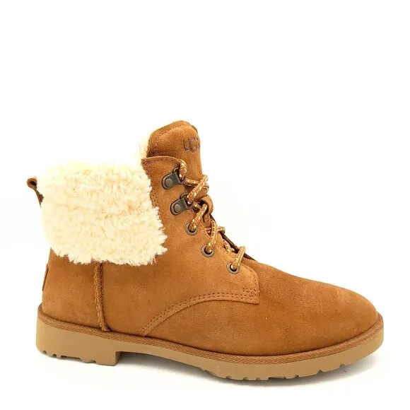 NEW UGG Romely Heritage Boots Womens 10 Suede Cozy Chic Outdoors Winter Boho