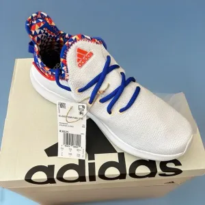 New W/box Adidas Women's Size 7 Running Cloudfoam Pure Bliss SPW Shoes White/Red