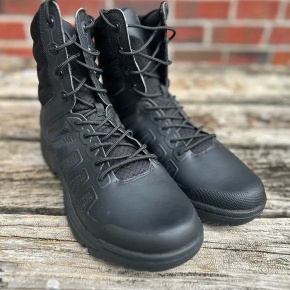 New without Box Bates SRT-7 Tactical Military 7” Black Boots Lightweight Size 10