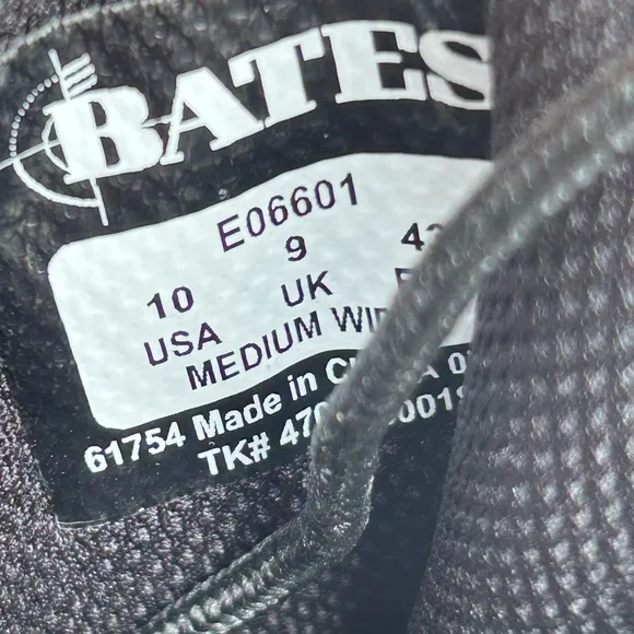 New without Box Bates SRT-7 Tactical Military 7” Black Boots Lightweight Size 10